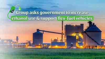 Group asks government to increase ethanol use and support flex-fuel vehicles